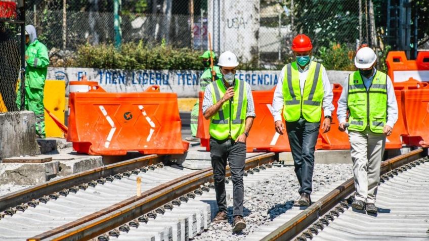 Avanza rehabilitación del Tren Ligero: tiene avance del 83% y queda lista a finales de diciembre