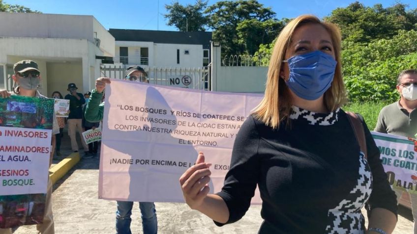 “Sabotean” audiencia de restitución en caso “Sierra Alta” de Coatepec; AMLO incumple su promesa