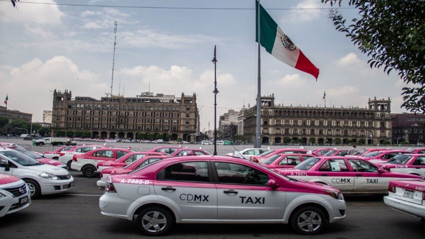 MARCHAS CDMX: Taxistas se manifestarán en el Monumento a la Revolución; vías alternas