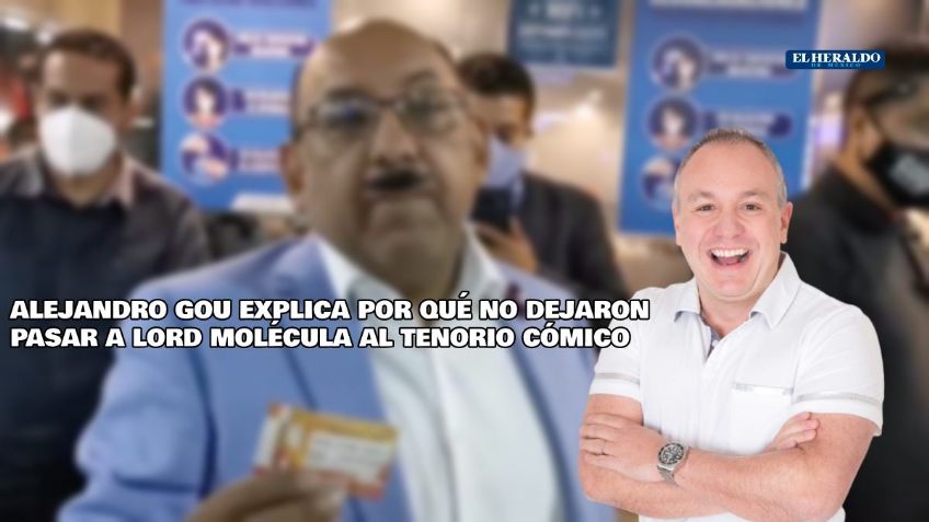 Alejandro Gou niega haber discriminado a Lord Molécula