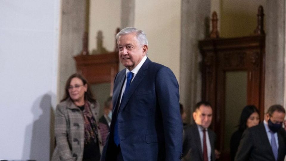 Conferencia matutina del presidente López Obrador desde Palacio Nacional. Foto: Presidencia