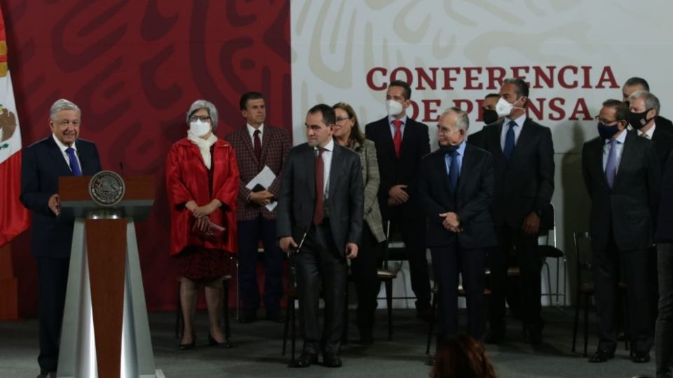 El presidente hizo el anuncio desde La Mañanera. Foto: Yadin Xolalpa