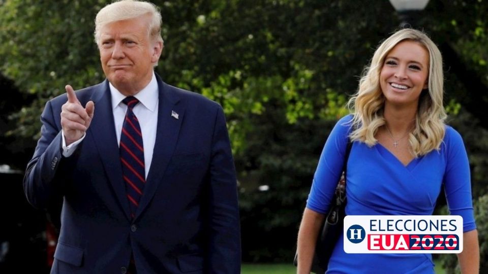 La portavoz de la Casa Blanca, Kayleigh McEnany. Foto: EFE