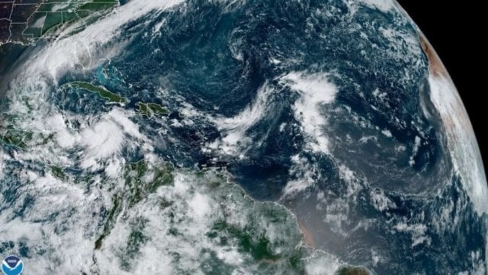 Imagen del huracán 'Delta'. Foto: NOAA / EFE