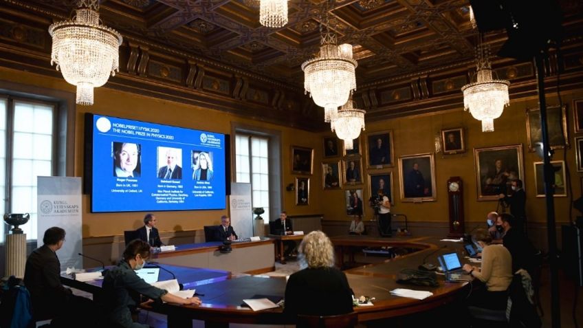 Nobel de Física premia a tres científicos de los "agujeros negros";  Andrea Ghez es la cuarta mujer en llevarse el galardón