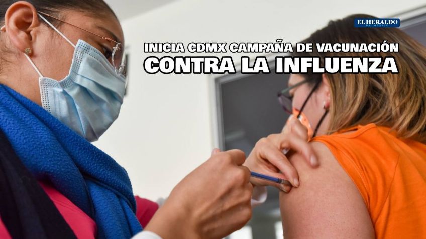 Vacuna contra la influenza ha sido aplicada a 300 mil personas en la CDMX