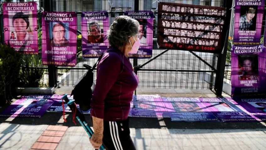 Protestan familiares de desaparecidos en Veracruz; rechazan eliminación de fideicomisos 