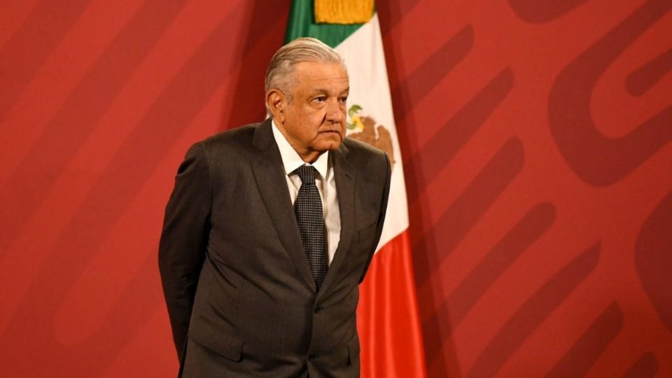 El presidente López Obrador desde La Mañanera en Palacio Nacional. Foto: Leslie Pérez