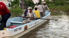 Brinda Guardia Nacional, apoyo a pobladores de 4 municipios de Tabasco, tras las fuertes lluvias