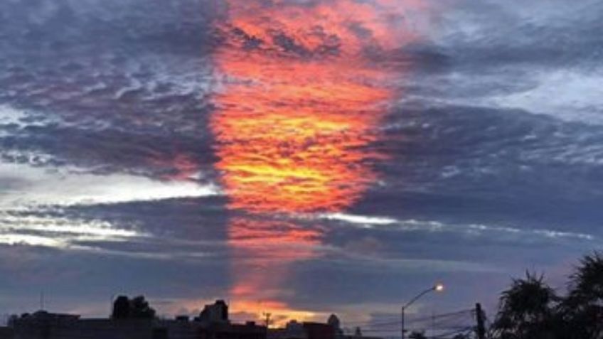 ¿Presagio de mala suerte? Cielo de Yucatán se pinta de rojo ante llegada de huracán Delta: FOTOS