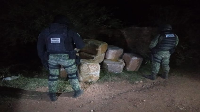 Ejército y Guardia Nacional aseguran mariguana y cristal en San Luis Potosí