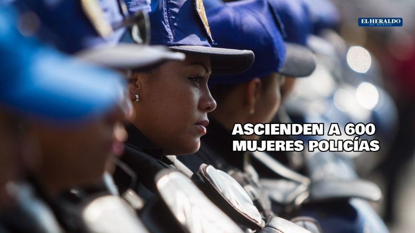 Mujeres policías de la CDMX que contuvieron marchas fueron ascendidas