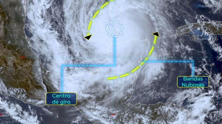 Huracán Delta se degrada a categoría 1 en el Golfo de México