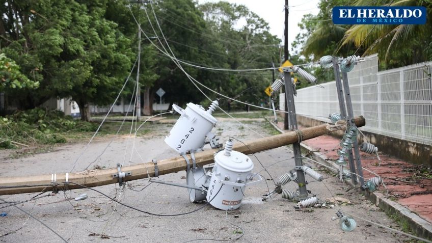 Restablecimos al 63% de usuarios que se quedaron sin luz por "Delta": Arizmendi