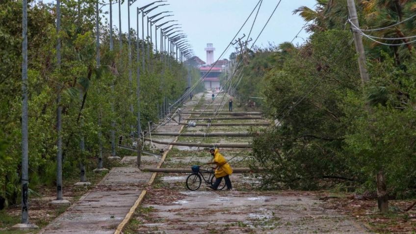 Huracán Delta deja daños menores