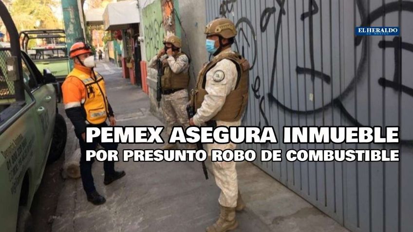 Seguridad de Pemex asegura inmueble por presunto robo de combustible