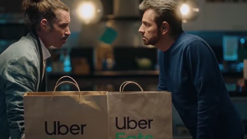 Eugenio Derbez y Óscar Jaenada te ayudan a elegir la cena con Uber Eats: VIDEO