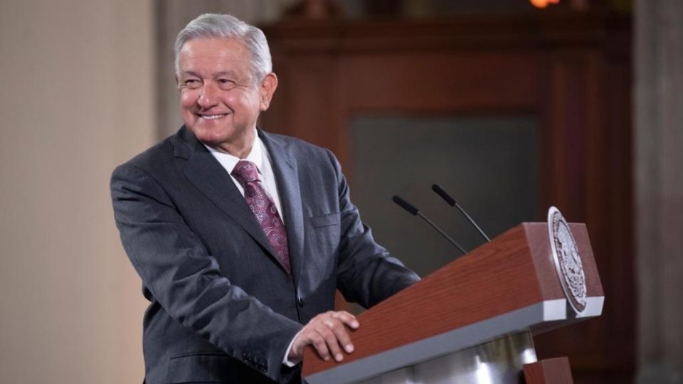 El presidente López Obrador desde su conferencia matutina. Foto: Presidencia