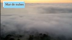 Mar de nubes INUNDA de terror a ésta ciudad: FOTOS + VIDEO