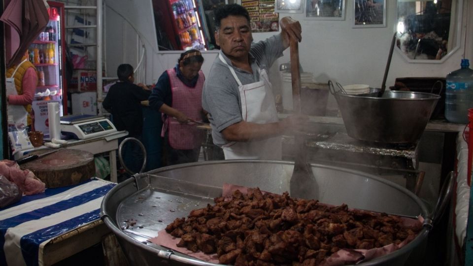 Los tacos de carnitas son muy populares. FOTO: CUARTOSCURO