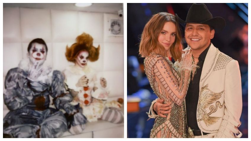 Belinda y Christian Nodal hacen “NodeliWeen” y se disfrazan de Pennywise: FOTOS