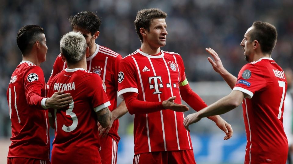 Bayern Múnich inicia el camino de los octavos de final en Champions League 
FOTO: AFP