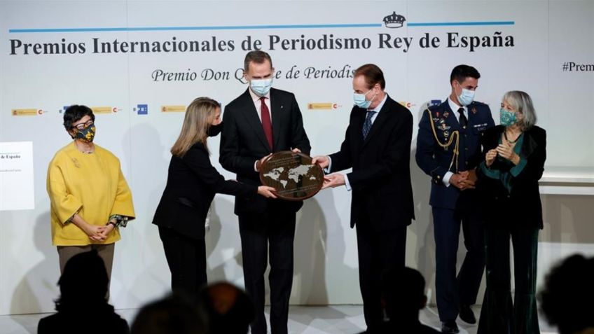 Rey Felipe VI otorga Premio Don Quijote; mención honorífica a labor informativa