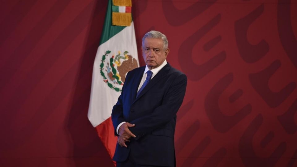 El presidente López Obrador desde la conferencia matutina. Foto: Daniel Ojeda