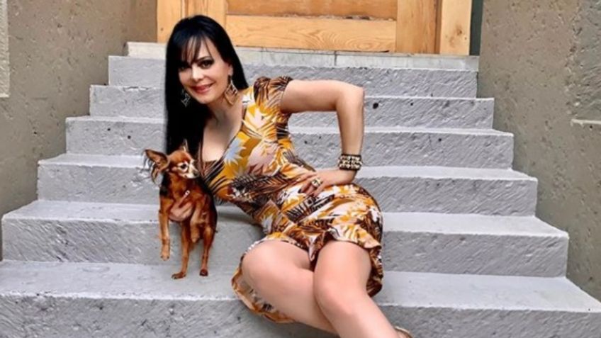 Maribel Guardia presume pierna con FOTO de infarto