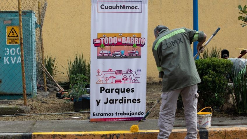 Alcaldía Cuauhtémoc implementa programa "Con todo al Barrio" que busca atender servicios en colonias 