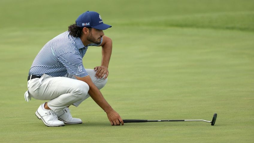 Lluvia permite sólo jugar 10 hoyos a Abraham Ancer en su debut en el Masters