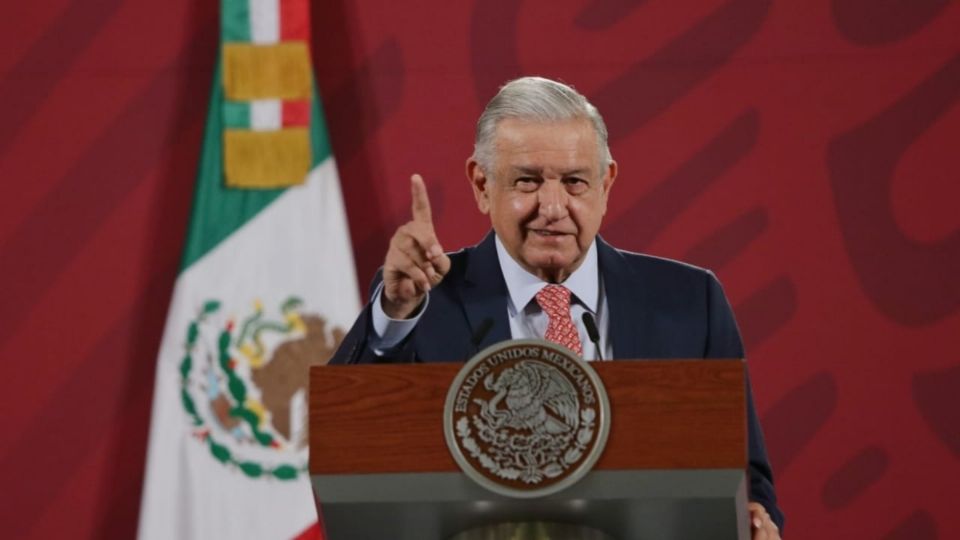 El presidente López Obrador desde la conferencia matutina. Foto: Yadin Xolalpa