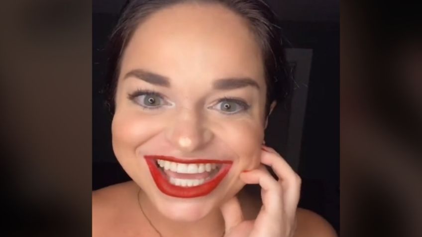 ¡SORPRENDENTE! Conoce a la mujer con la boca más grande de TikTok: VIDEO