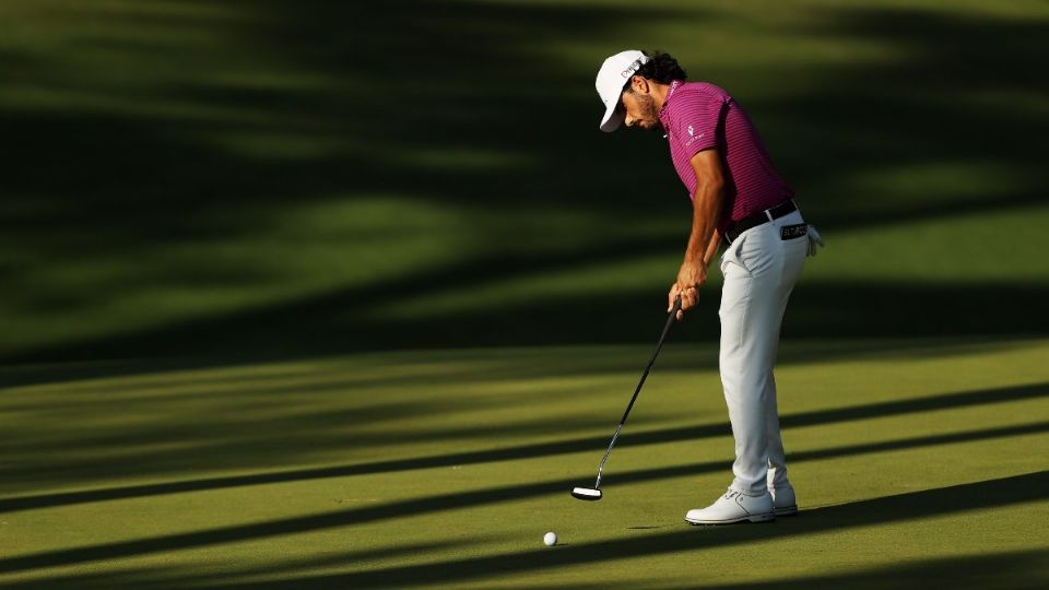 Ancer es el primer golfista profesional mexicano que participa en este evento Foto: AFP