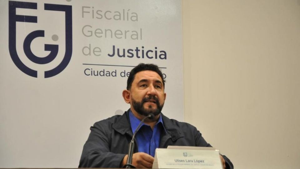 Ulises Lara López, vocero de la FGJ de la CDMX, dio a conocer el hecho ocurrido esta mañana. Foto: Especial