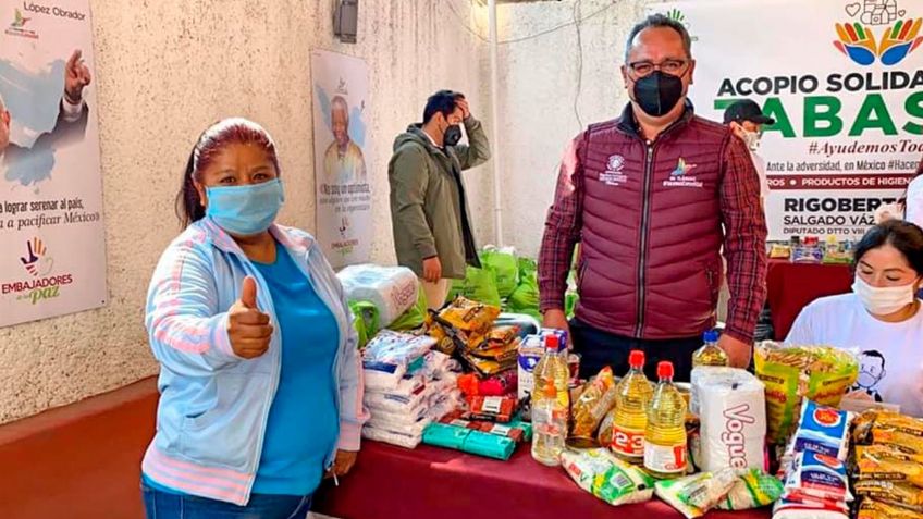 Tláhuac envía acopio a damnificados de Tabasco: VIDEO