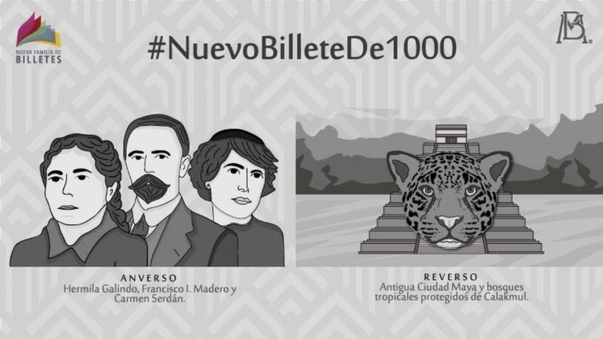 ¿Ya conoces a los personajes del nuevo BILLETE de 1000 pesos?: FOTO