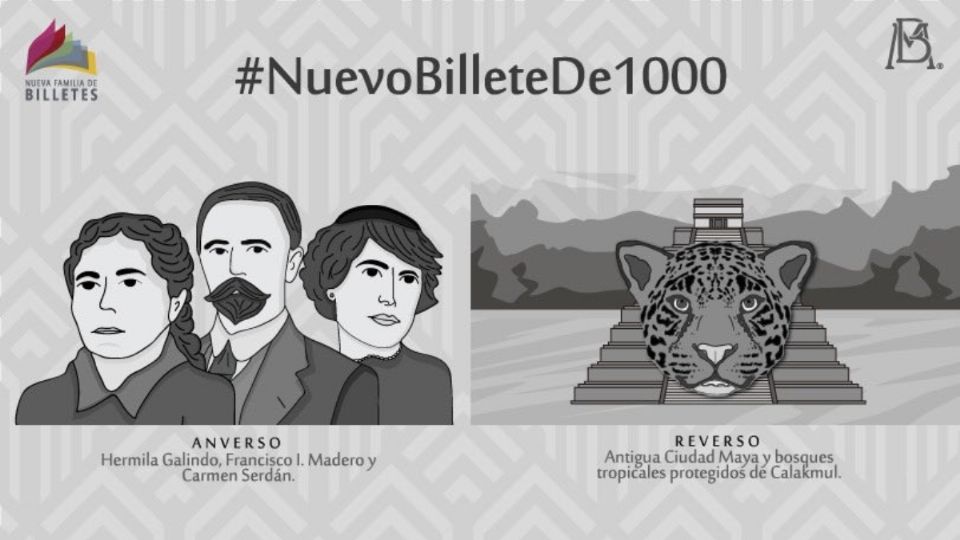 Conoce los personajes que aparecerán en los nuevos billetes: Banco de México