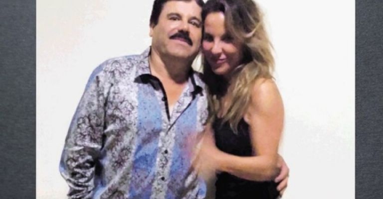 El Chapo cuando estuvo con Kate del Castillo. 