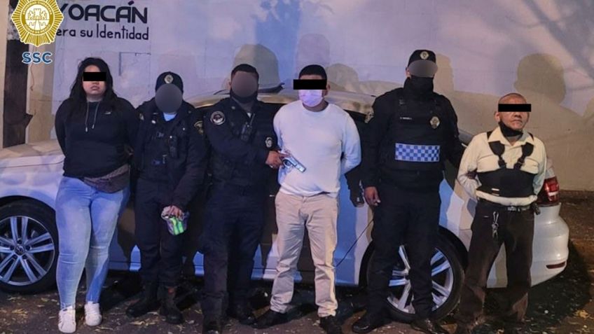 Montachoques son detenidos durante operativo de la SSC