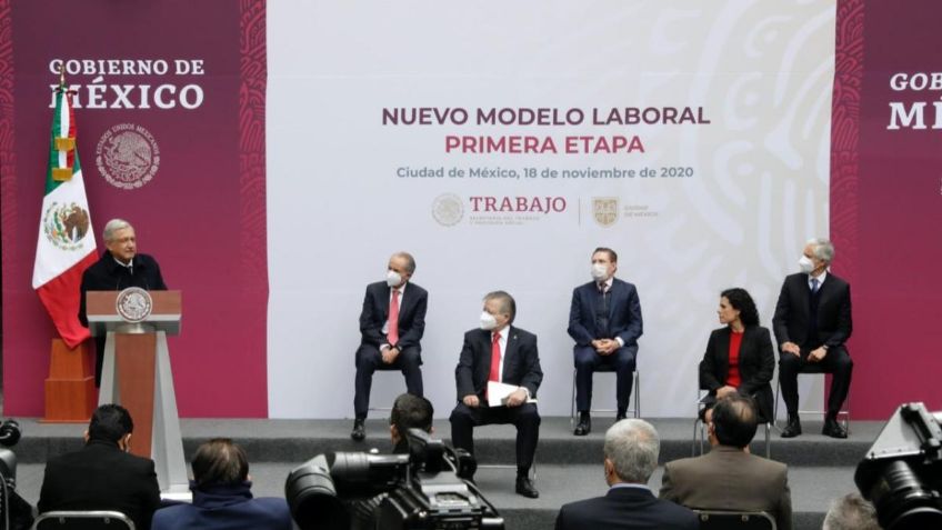 Alfredo Del Mazo apoya el Nuevo Modelo Laboral de AMLO