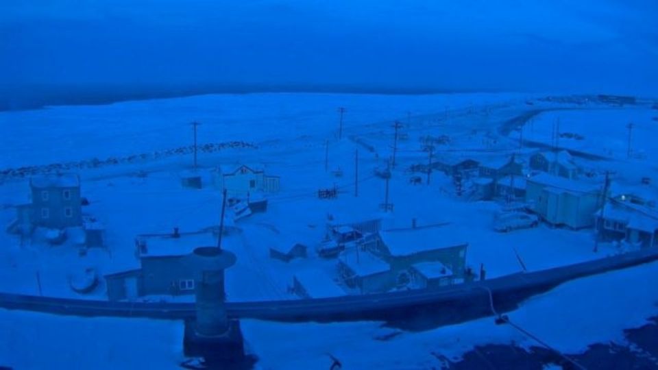 Las penumbras se disiparán cerca de seis horas, pero sólo un poco. Foto: University of Alaska Fairbanks