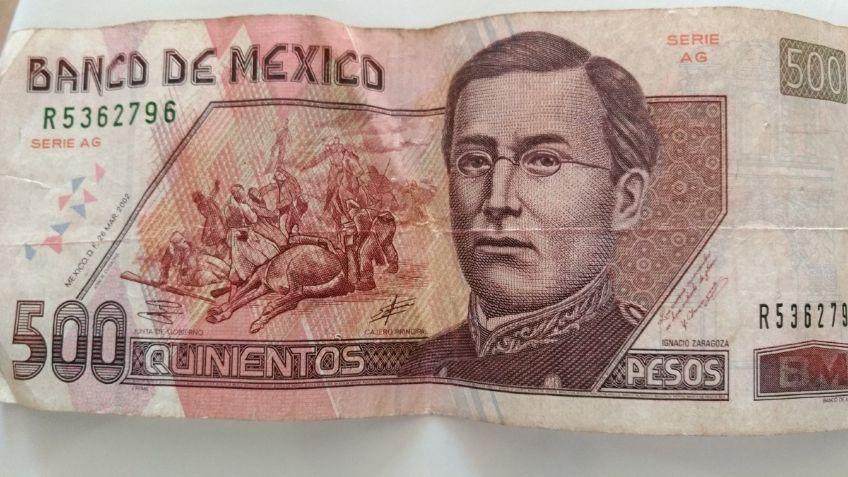 Billete de 500 pesos con Ignacio Zaragoza es uno de los más caros; conoce la razón