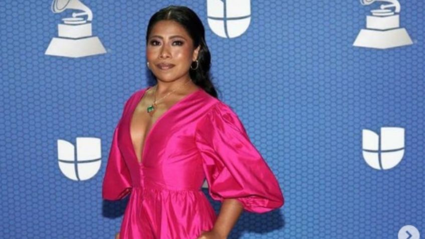 ¡Elegante! Yalitza Aparicio sigue consejo y luce vestido Carolina Herrera en los Latin Grammy 2020