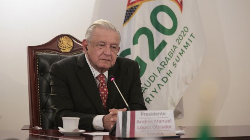 Vacunas, atención médica y medicinas contra COVID-19 deben ser gratuitas: AMLO a líderes del G20