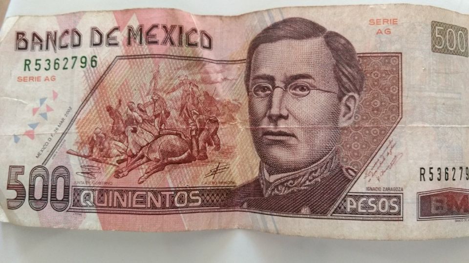 El billete con la imagen de Ignacio Zaragoza que se puso en circulación por primera vez en 1994. Foto: Archivo/ Twitter @AnqqoHattaake