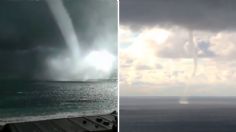 VIDEO VIRAL: Extraños tornados marinos son grabados en medio del Mar Negro