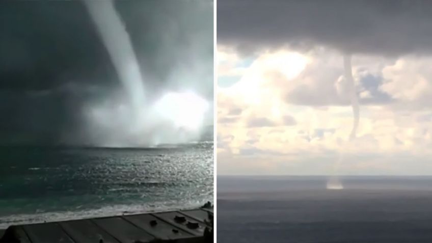 VIDEO VIRAL: Extraños tornados marinos son grabados en medio del Mar Negro