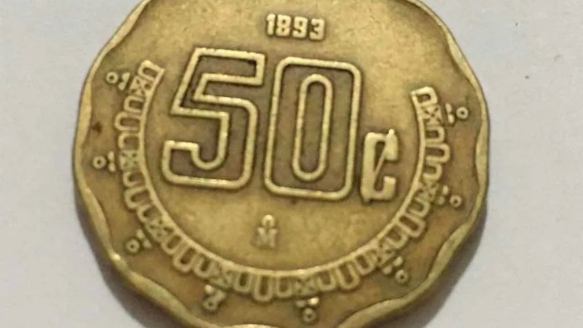 Moneda de 50 centavos vale más de 3 MIL pesos; esta es la razón