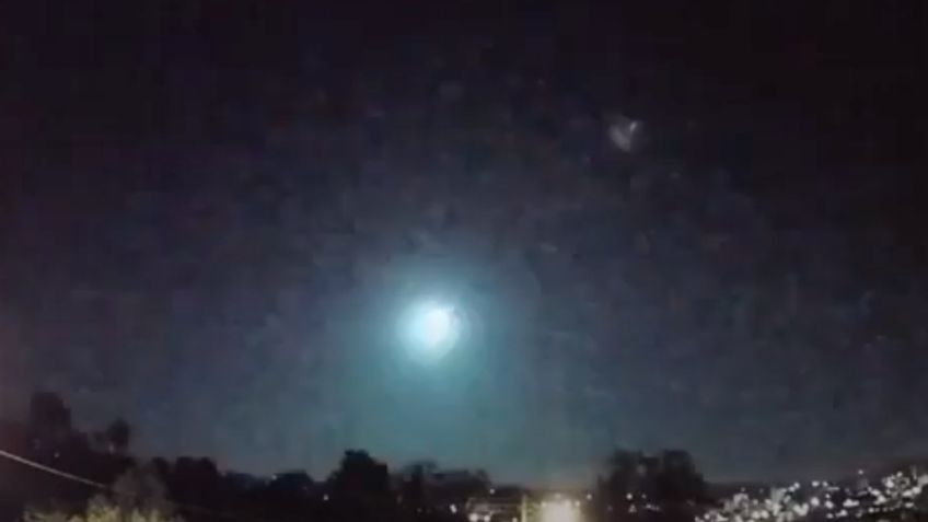 Captan meteorito cuando explotó sobre el cielo de Brasil: VIDEO